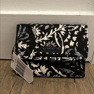Vera Bradley Black and White Floral Wallet